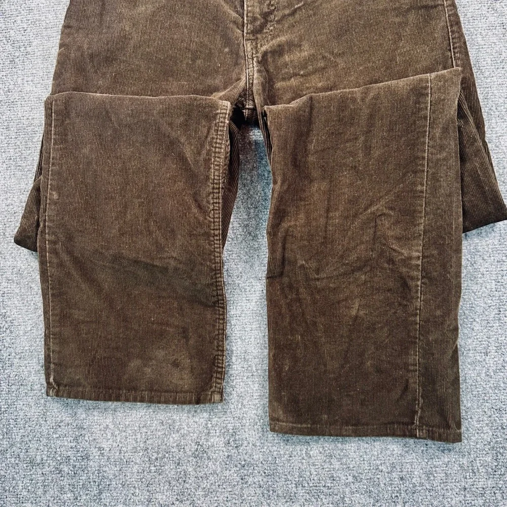 Levis 549 Low Loose Corduroy Pants Mens 32x34 Brown Straight Baggy VTG Y2K Retro